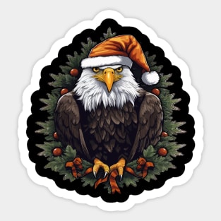 Eagle Christmas Sticker